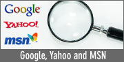 Google, Yahoo! and MSN